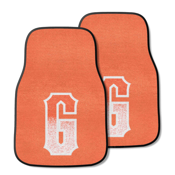 San Francisco Giants Front Carpet Car Mat Set - 2 Pieces