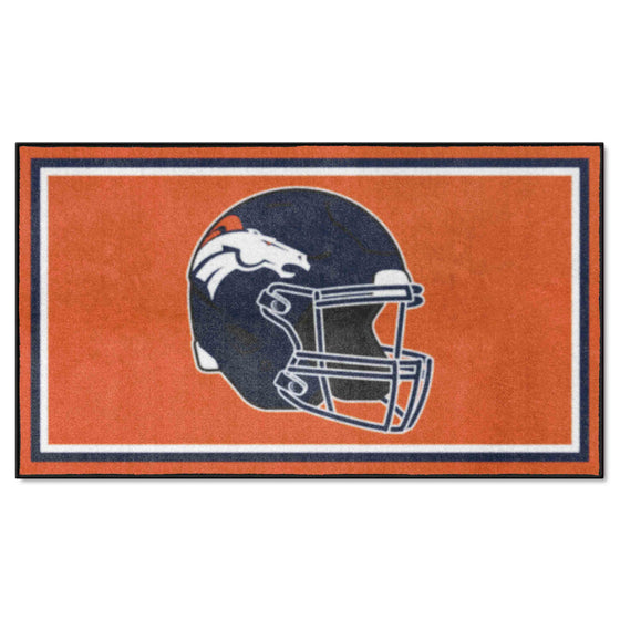 Denver Broncos 3ft. x 5ft. Plush Area Rug