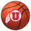 Utah Utes Basketball Rug - 27in. Diameter