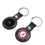 University of Alabama Crimson Tide Insignia Black Airtag Holder 2-Pack-3