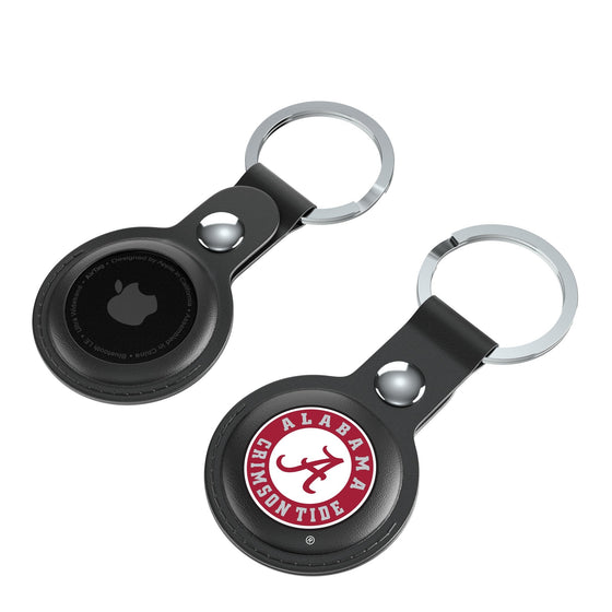 University of Alabama Crimson Tide Insignia Black Airtag Holder 2-Pack-3