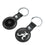 University of Alabama Crimson Tide Script A Insignia Black Airtag Holder 2-Pack-3