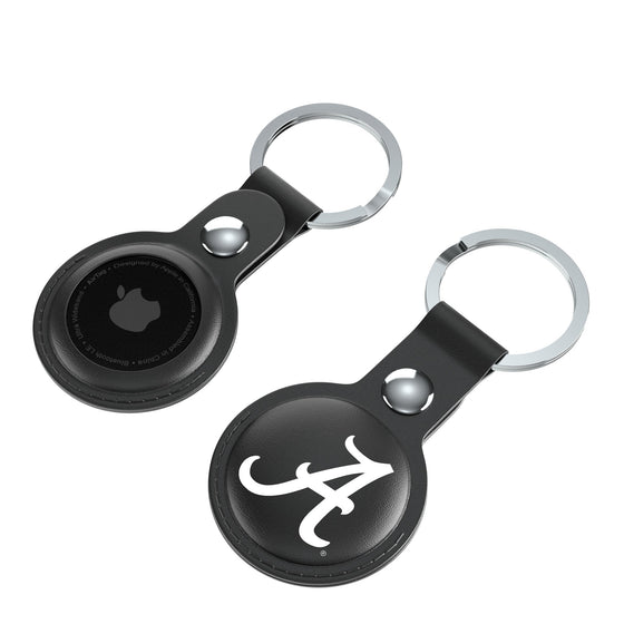 University of Alabama Crimson Tide Script A Insignia Black Airtag Holder 2-Pack-3