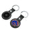 Boise State Broncos Insignia Black Airtag Holder 2-Pack-3