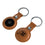 Utah Utes Burn Brown Airtag Holder 2-Pack-3