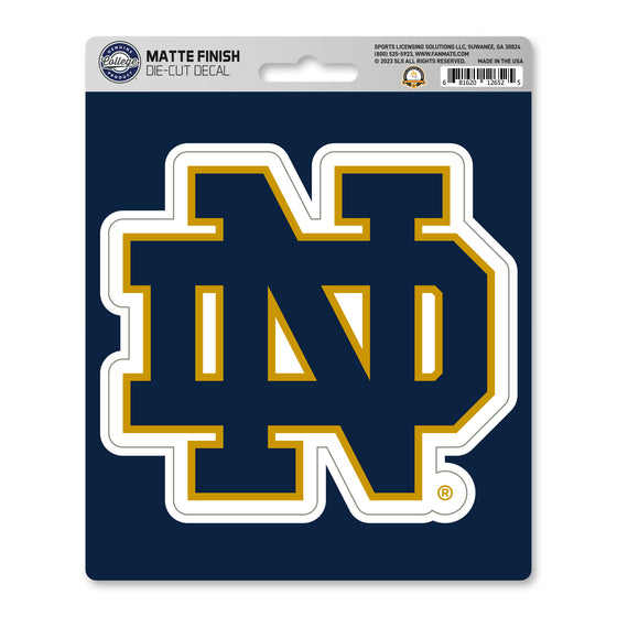 Notre Dame Fighting Irish Matte Decal Sticker