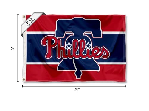 WinCraft Philadelphia Phillies 2x3 Foot Small Flag