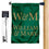 William & Mary Tribe Garden Flag and Mailbox Post Pole Mount Holder Set