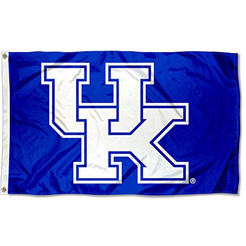 College Flags & Banners Co. Kentucky Wildcats New UK and USA Flag 3x5 Set