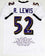 Ray Lewis Autographed White Pro Style STAT Jersey - JSA W Auth *2