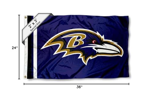 WinCraft Baltimore Ravens 2x3 Feet Flag