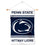 College Flags & Banners Co. Penn State Nittany Lions Window Wall Banner Hanging Flag with Suction Cup