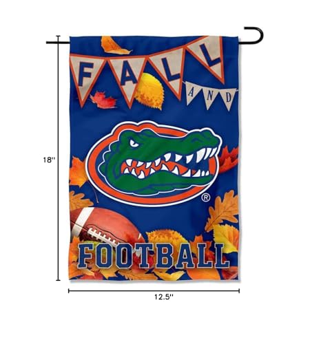 College Flags & Banners Co. Florida Gators Fall Leaves Football Season Garden Yard Flag