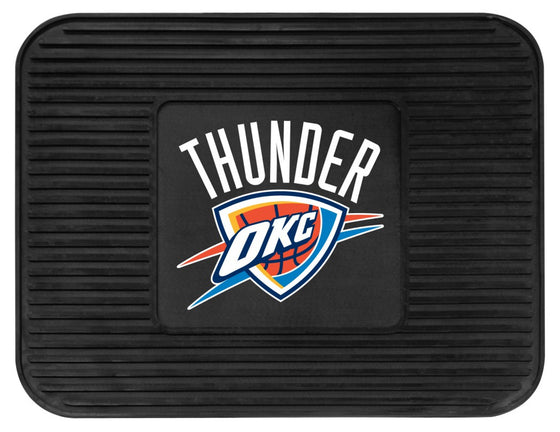 Oklahoma City Thunder Car Mat Heavy Duty Vinyl Rear Seat (CDG)