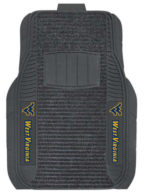 West Virginia Mountaineers Car Mats - Deluxe Set (CDG)