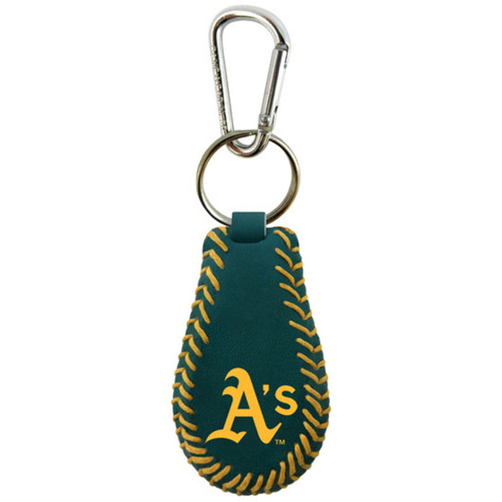 Oakland Athletics Keychain Team Color Baseball CO