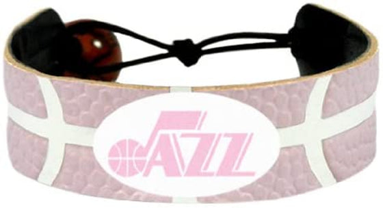 Utah Jazz Bracelet Team Color Basketball Pink CO