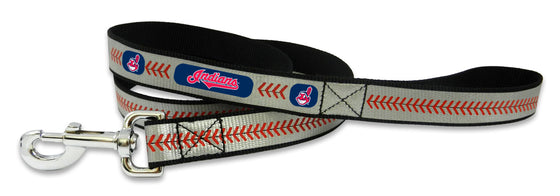 Cleveland Indians Pet Leash Reflective Baseball Size Small CO