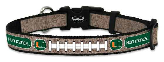 Miami Hurricanes Reflective Small Football Collar