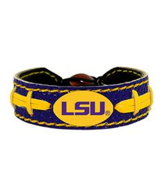 LSU Tigers Bracelet Team Color Football CO