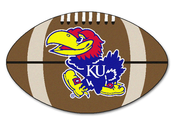 Kansas Jayhawks Football Mat 22x35 - Special Order