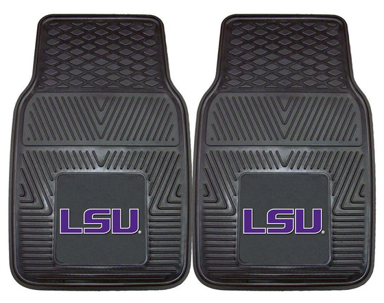 LSU Tigers Heavy Duty 2-Piece Vinyl Car Mats (CDG)