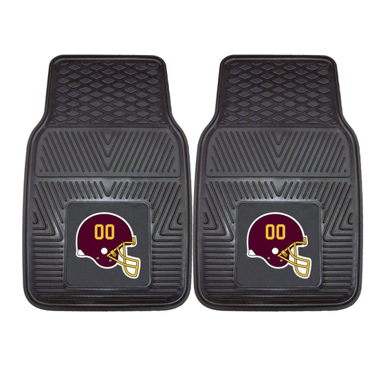 Washington Commanders Car Mats Heavy Duty 2 Piece Vinyl (CDG)