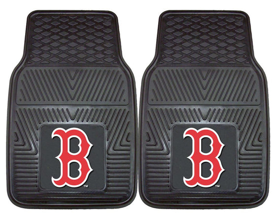 Boston Red Sox Heavy Duty 2-Piece Vinyl Car Mats (CDG)