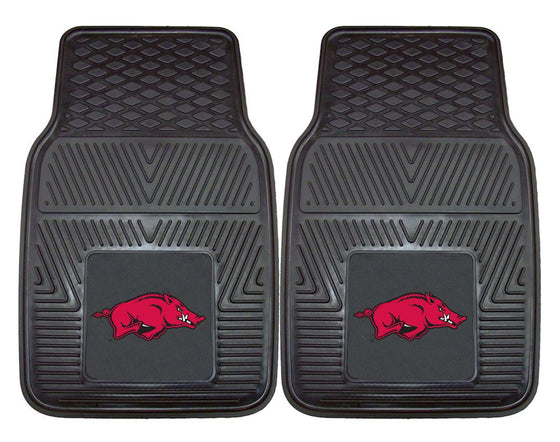 Arkansas Razorbacks Heavy Duty 2-Piece Vinyl Car Mats (CDG)