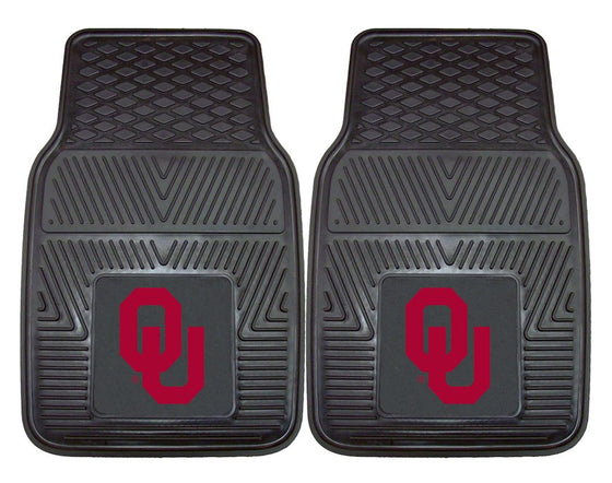 Oklahoma Sooners Heavy Duty 2-Piece Vinyl Car Mats (CDG)