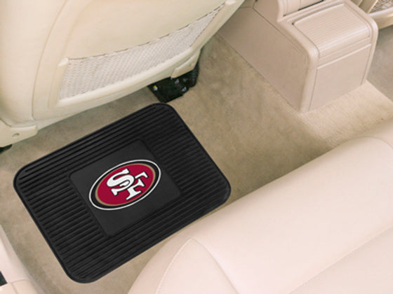 San Francisco 49ers Car Mat Heavy Duty Vinyl Rear Seat (CDG)