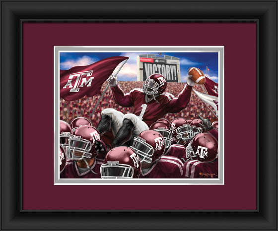 Texas A&M Aggies Celebration Print 15"x18"