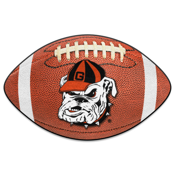 Georgia Bulldogs Football Rug - 20.5in. x 32.5in.