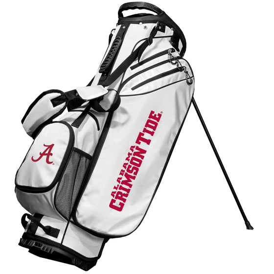 Alabama Crimson Tide Birdie Stand Golf Bag Wht - 757 Sports Collectibles