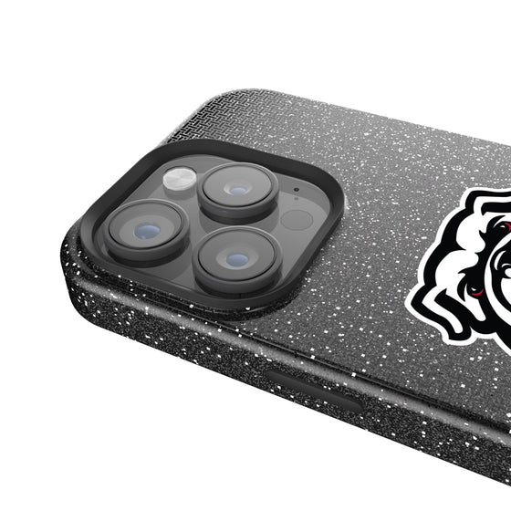 University of Georgia Bulldogs Uga Linen Bling Phone Case for Apple iPhone-3