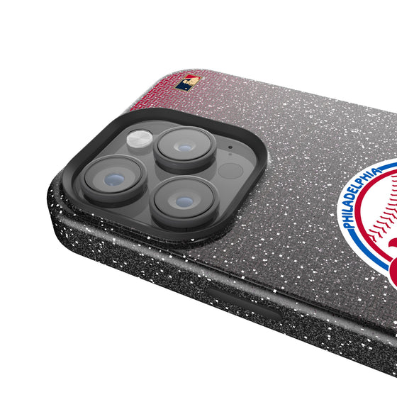 Philadelphia Phillies 1984-1991 - Cooperstown Collection Linen Bling Phone Case for Apple iPhone-3