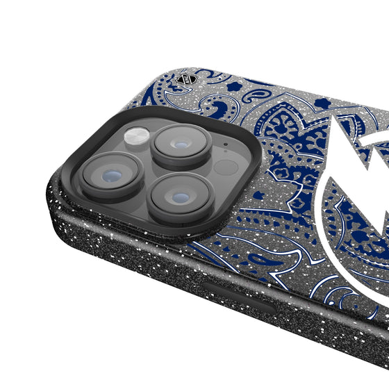 Tampa Bay Lightning Paisley Bling Phone Case-3