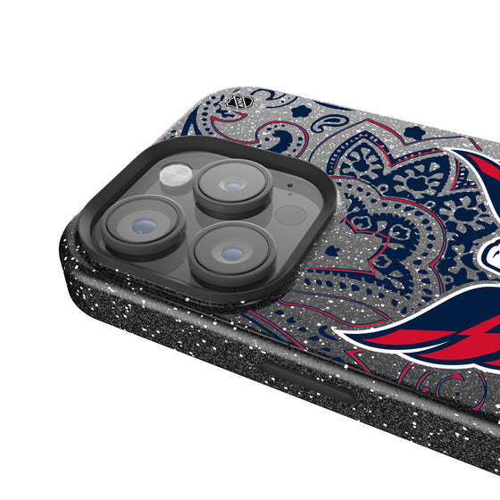 Washington Capitals Paisley Bling Phone Case-3