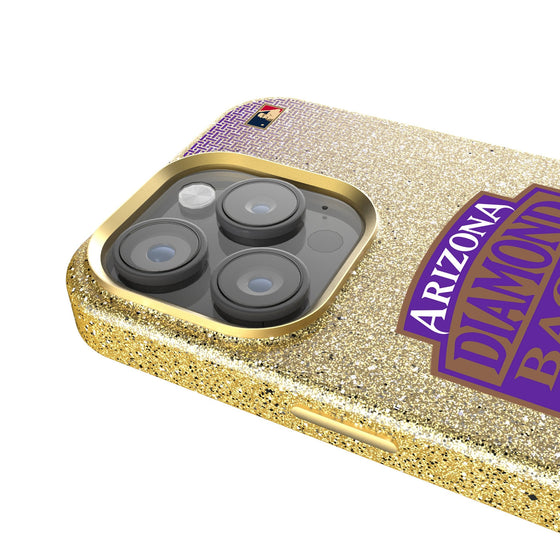 Arizona Diamondbacks 1999-2006 - Cooperstown Collection Linen Bling Phone Case for Apple iPhone-3