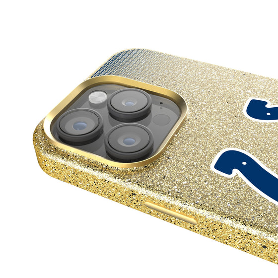 Indianapolis Colts Linen Bling Phone Case for Apple iPhone-3