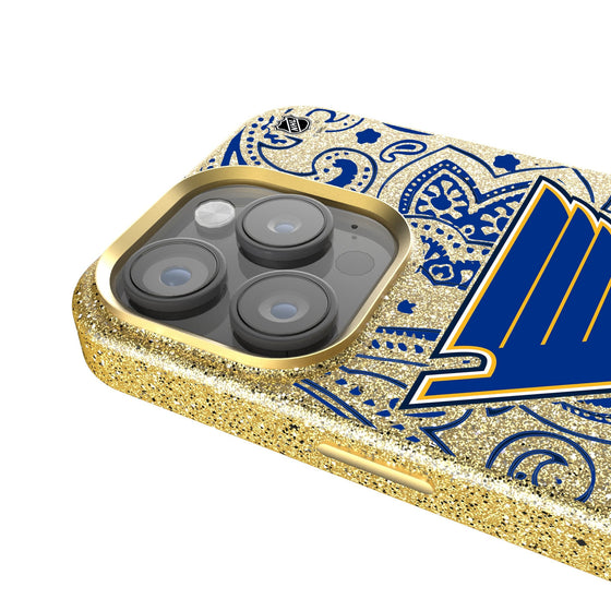 St. Louis Blues Paisley Bling Phone Case-3