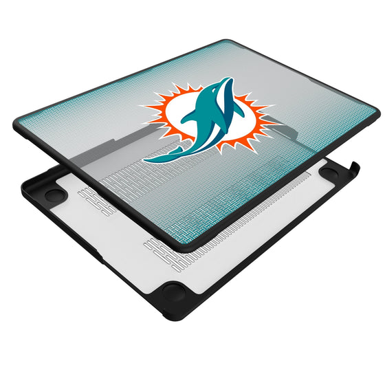 Miami Dolphins Linen Laptop Case-3