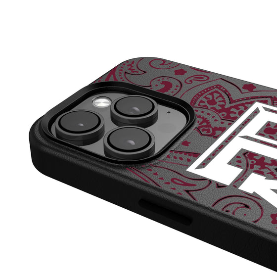 Texas A&M Aggies Paisley Magnetic Phone Case-4