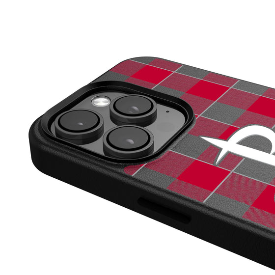 Houston Rockets Plaid Magnetic Phone Case-4