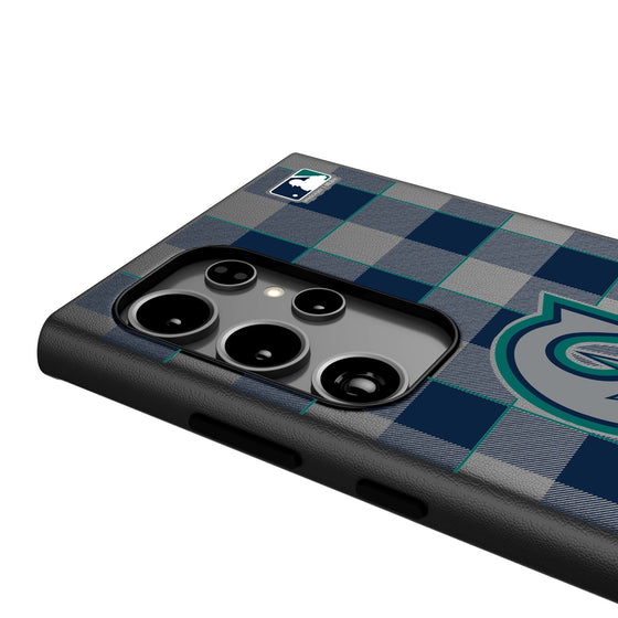 Seattle Mariners Plaid MagSafe Compatible Phone Case-3