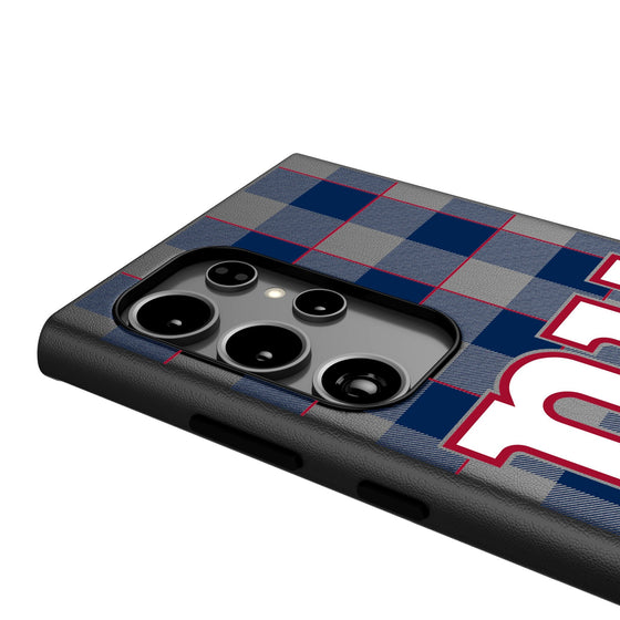 New York Giants Plaid MagSafe Compatible Phone Case-3