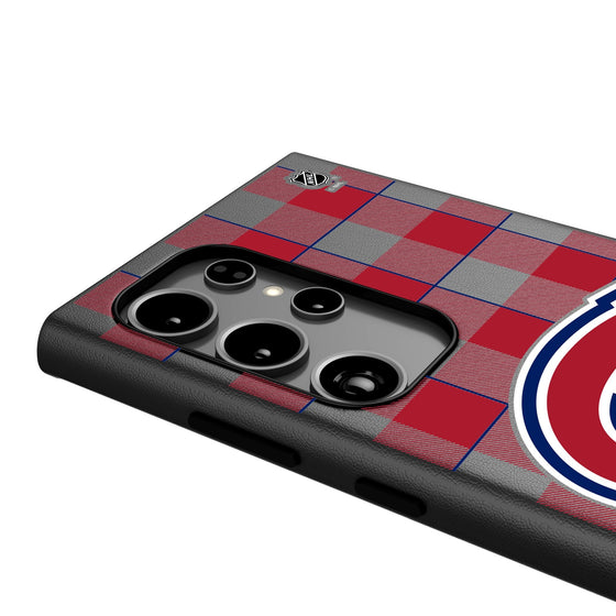 Montreal Canadiens Plaid MagSafe Compatible Phone Case-3