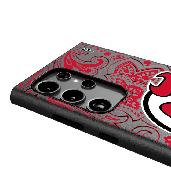 New Jersey Devils Paisley MagSafe Compatible Phone Case-3