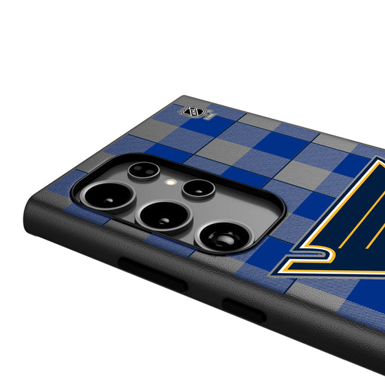 St. Louis Blues Plaid MagSafe Compatible Phone Case-3