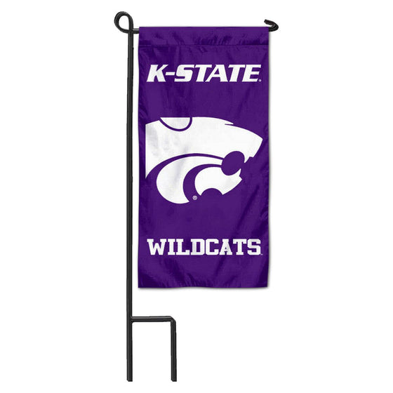 College Flags & Banners Co. Kansas State Wildcats Mini Garden and Flower Pot Flag Topper